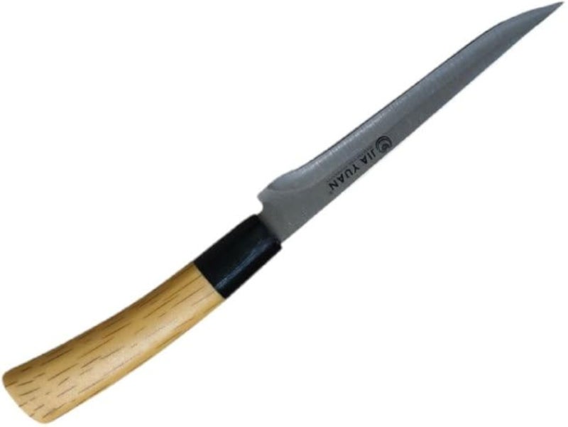 سكين مطبخ بمقبض خشبي (الشكل 2)